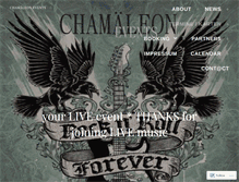 Tablet Screenshot of chamaeleontour.com